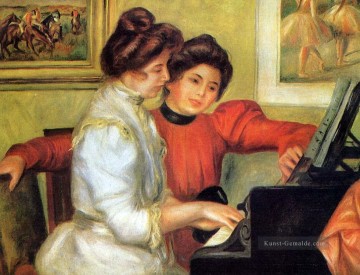 Pierre Auguste Renoir Werke - yvonne und christine Lerolle Klavier Pierre Auguste Renoir spielt